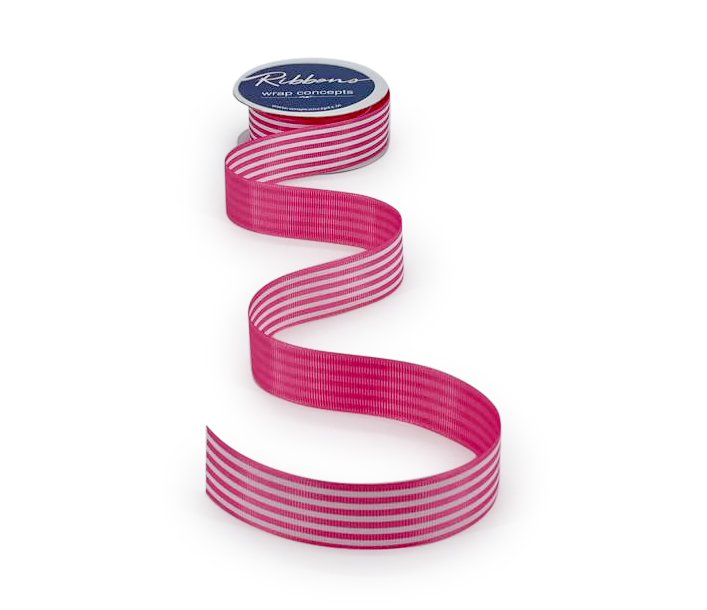 Stripes Ribbon - Pink's/Red/Yellow/Green