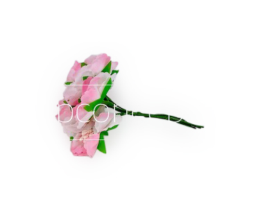 Flower On Stick - Baby Pink & White Flower On Stick - Baby Pink & White