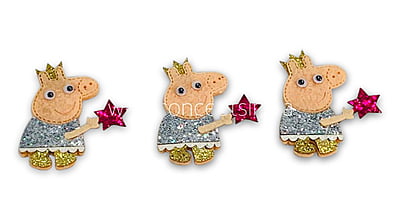 Peppa Pig Accessory - Blue, Gold & Pink Peppa Pig Accessory - Blue, Gold & Pink