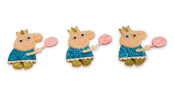 Peppa Pig Accessory - Blue, Gold & Pink Peppa Pig Accessory - Blue, Gold & Pink
