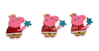 Peppa Pig Accessory - Blue, Gold & Pink Peppa Pig Accessory - Blue, Gold & Pink