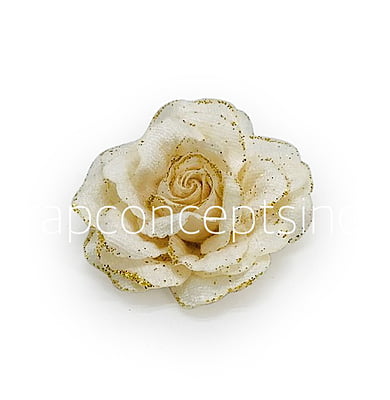 Egg Nog Rose with Glittered Petals Egg Nog Rose with Glittered Petals