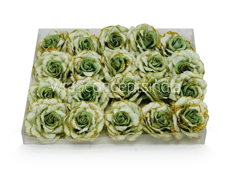 Pickle Rose with Glittered Petals Pickle Rose with Glittered Petals