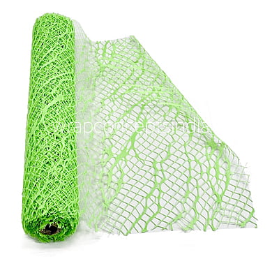 Lime Spider Web Net Roll