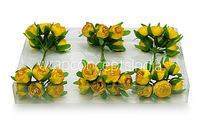 Mango Yellow Peonies on stick with Pollen Mango Yellow Peonies on stick with Pollen