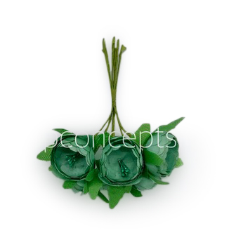 Green Peonies on stick with Pollen Green Peonies on stick with Pollen
