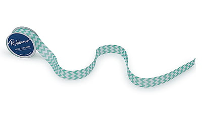 Mint & White Chevron Pattern