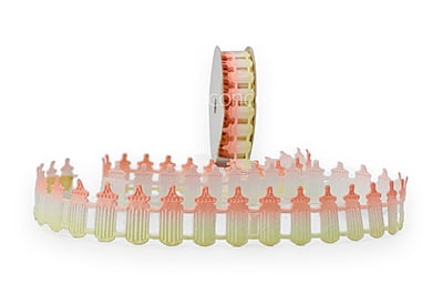 Baby Bottle Cut-out Ribbon Baby Bottle Cut-out Ribbon