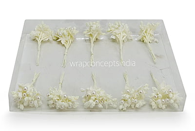 Flower Pollens with Pearl Center