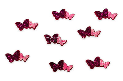 Twin Butterfly - Pink Twin Butterfly - Pink