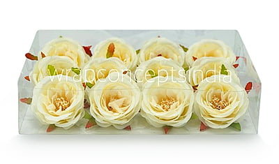Camellia Flower-w-8002- Ivory Camellia Flower-w-8002- Ivory
