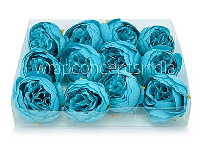 Peony-Turquoise Blue Peony