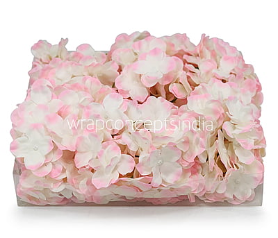 White with Pink Hydrangeas White with Pink Hydrangeas