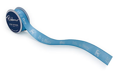 Its a Girl/Boy Grosgrain Ribbon