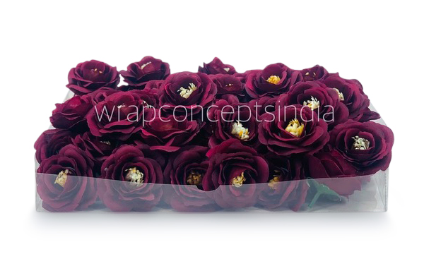 Maroon Rose Flower