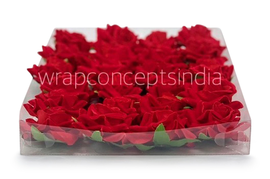 Rose With Leaves - Red Rose With Leaves - Red