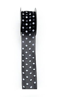 Organza Polka Ribbon - 4 cms