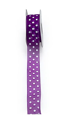 Organza Polka Ribbon - 2.5 cms