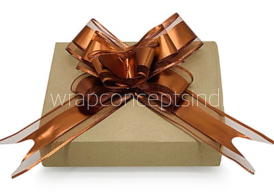 Organza & Metallic Pull Bows - 50mm Organza & Metallic Pull Bows - 50mm
