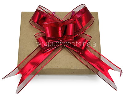 Organza & Metallic Pull Bows - 50mm Organza & Metallic Pull Bows - 50mm