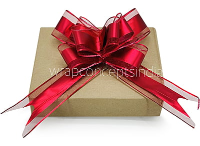 Organza & Metallic Pull Bows - 50mm Organza & Metallic Pull Bows - 50mm