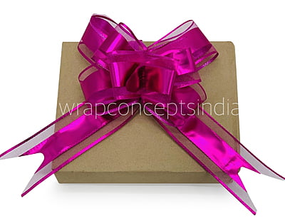 Organza & Metallic Pull Bows - 50mm Organza & Metallic Pull Bows - 50mm