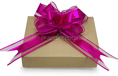 Organza & Metallic Pull Bows - 50mm Organza & Metallic Pull Bows - 50mm