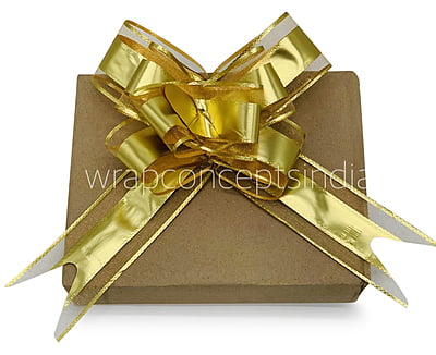 Organza & Metallic Pull Bows - 50mm Organza & Metallic Pull Bows - 50mm