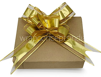 Organza & Metallic Pull Bows - 50mm Organza & Metallic Pull Bows - 50mm