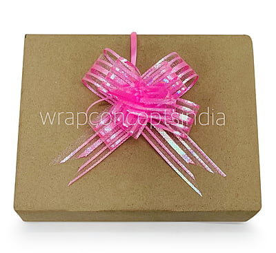Organza Stripe Pull Bows - 30mm Organza Stripe Pull Bows - 30mm