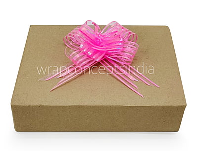 Organza Stripe Pull Bows - 30mm Organza Stripe Pull Bows - 30mm