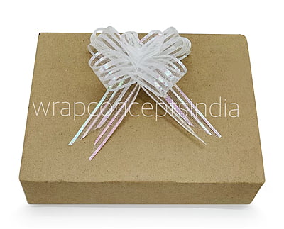 Organza Stripe Pull Bows - 30mm Organza Stripe Pull Bows - 30mm