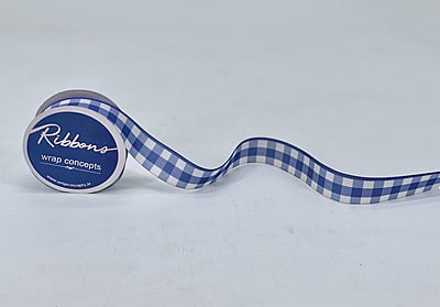 Plaid Grosgrain Ribbon-Mustard