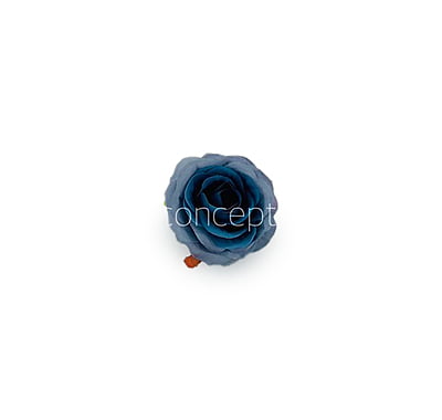 Rose Big - Steel Grey With Hints Of Blue Rose Big - Steel Grey With Hints Of Blue
