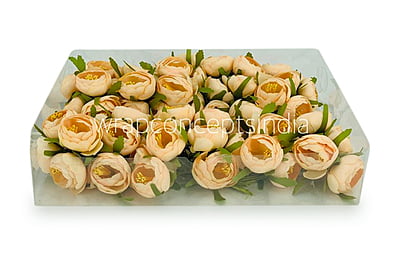 Peonies On Stick-Cream Peonies On Stick-Cream