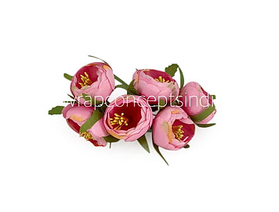 Peonies On Stick-Pink Peonies On Stick-Pink