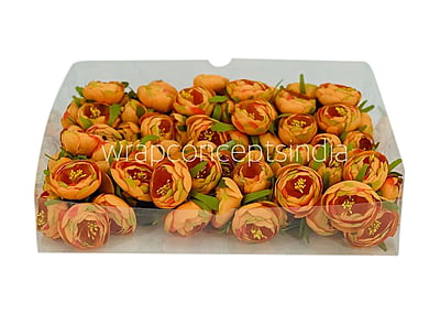 Peonies On Stick-Orange Peonies On Stick-Orange