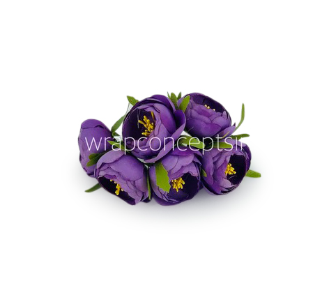Peonies On Stick-Purple