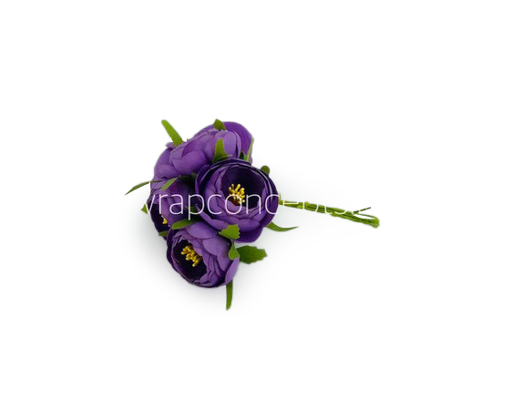 Peonies On Stick-Purple
