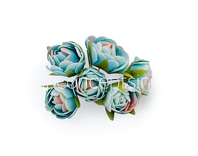 Sky Blue with hints of Pink Close Peony Sky Blue with hints of Pink Close Peony