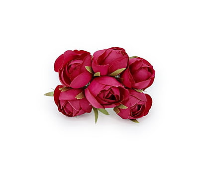 Small Close Peony - Fuchsia Pink Small Close Peony - Fuchsia Pink