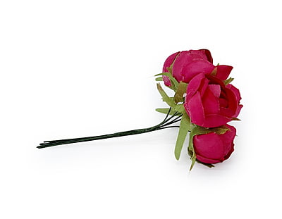 Small Close Peony - Fuchsia Pink Small Close Peony - Fuchsia Pink