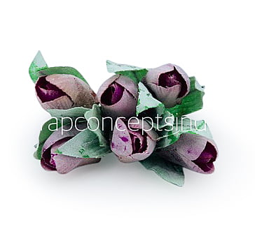 Dusky Mauve Tulip Buds on Stick Dusky Mauve Tulip Buds on Stick