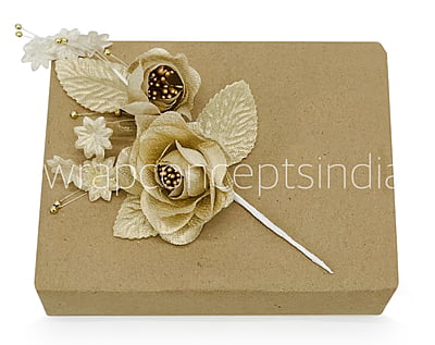 2 Peony Ready Bunch - Gold/White