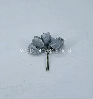 Dolphin Grey Tulip Buds on Stick Dolphin Grey Tulip Buds on Stick
