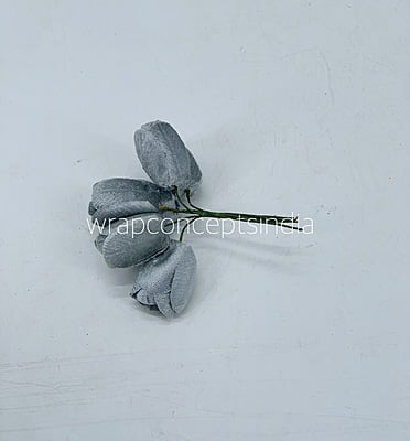 Dolphin Grey Tulip Buds on Stick Dolphin Grey Tulip Buds on Stick