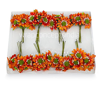 Sunflowers on stick - Orange