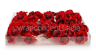 Glitter Flower -Red Glitter Flower -Red