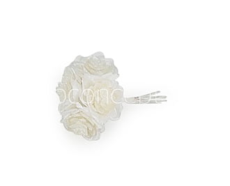 Glitter Flower -White Glitter Flower -White