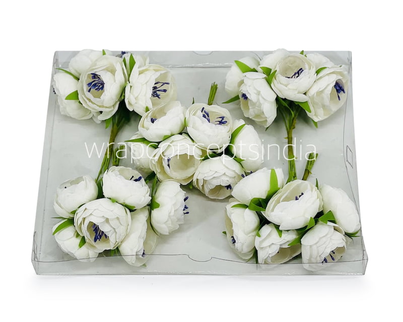 White Peonies on stick White Peonies on stick